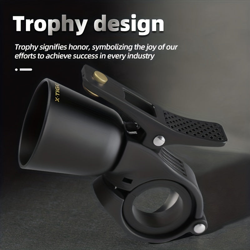 Vintage Copper Alloy Bike Bell - 100dB Crisp Sound, Easy Install for MTB & Road Bikes, Safe Cycling Accessory