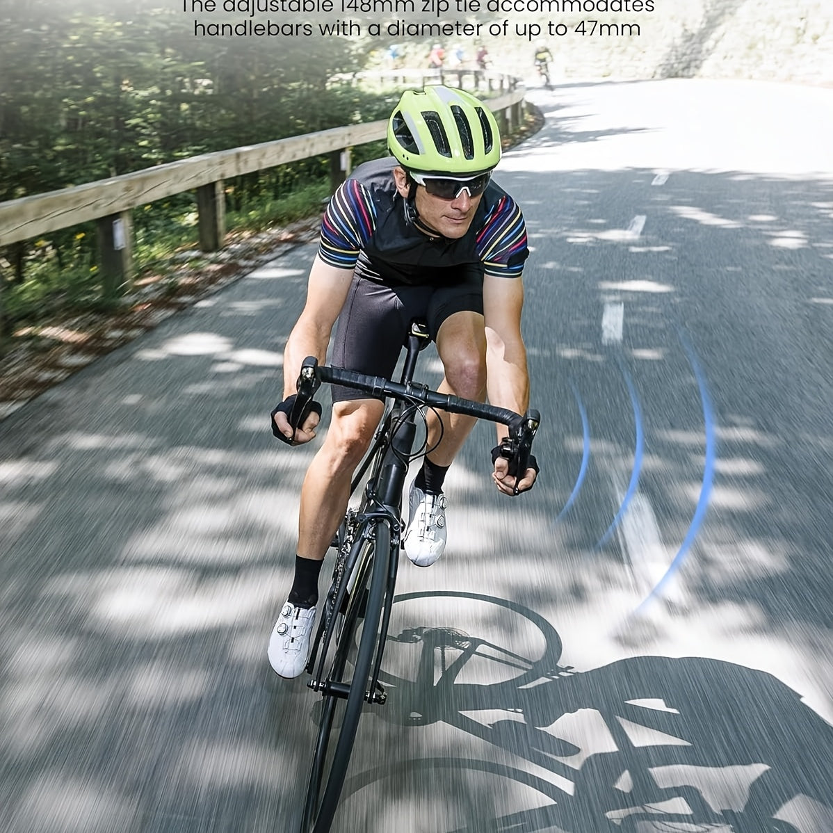 1 Q3 Road Bike Bell | Dual-Hammer Copper Alloy Bicycle Bell for Fit Handlebars up to 47mm, Lightweight, Easy Installation, Modern Style