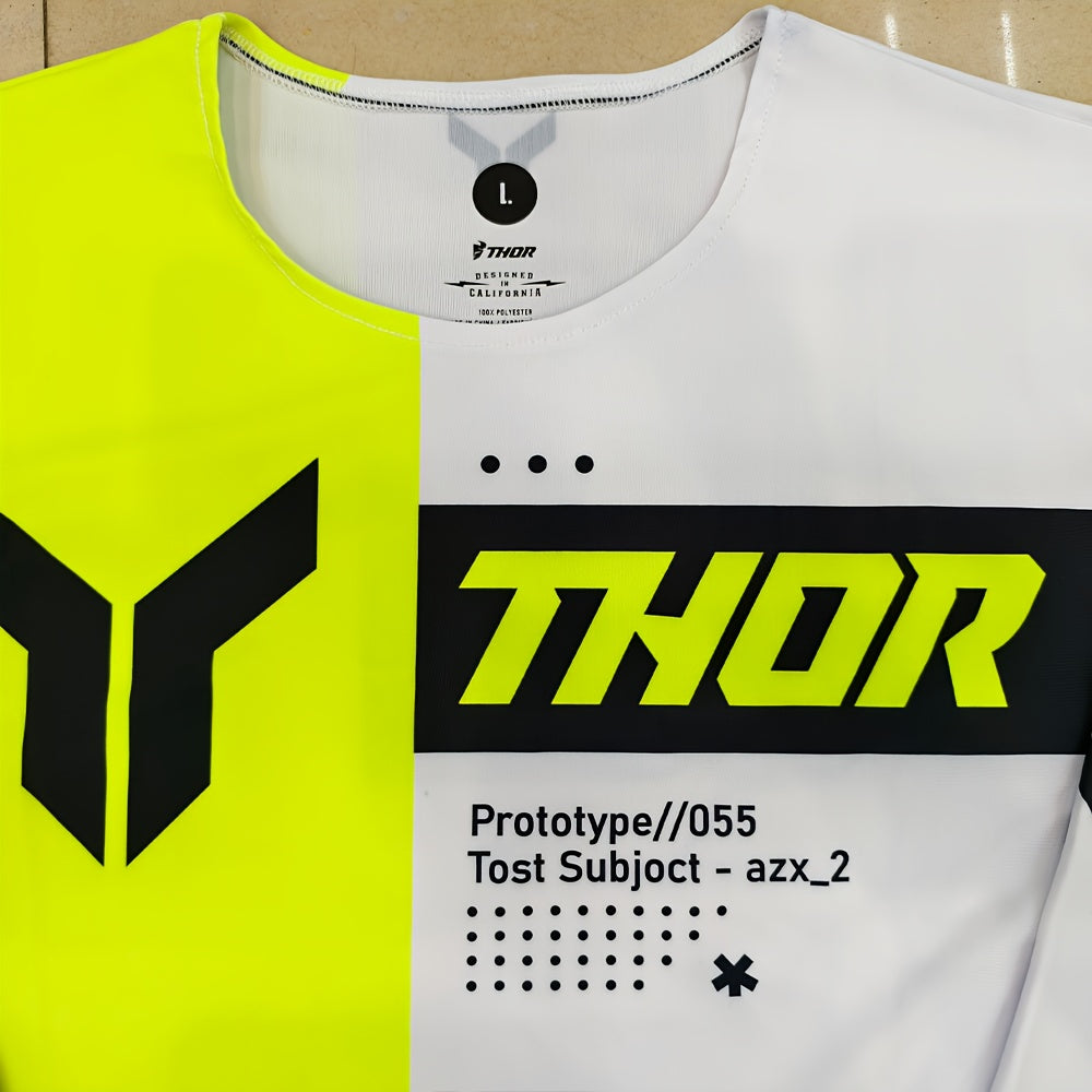 2025 Launchmode Dozer Acid Black Gear Set New yellow outdoor sports cycling set with long sleeves and pants suitable for both men and women suitable for all seasons off-road motorcycle and mountain bike riding clothing