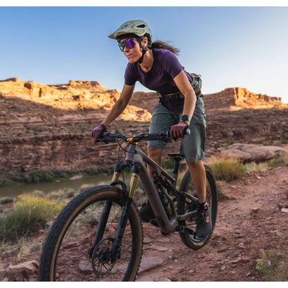 Moab Shatterproof Polycarbonate Lens Cycling Glasses - All-Terrain MTB Road, Gravel, Pickleball & Outdoor Eyewear with -Resistant Lens, Non-Prescription Goggles for