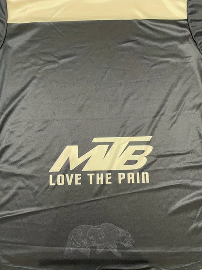 Men'S Quick-Dry Moisture-Wicking Long Sleeve Cycling Jersey - Thermal Insulation for Cold Weather, Mountain Bike Racing Suit with Geometric Pattern, Non-Stretch Fabric, Round Neck, Regular Fit, Ideal for Autumn, Casual Style