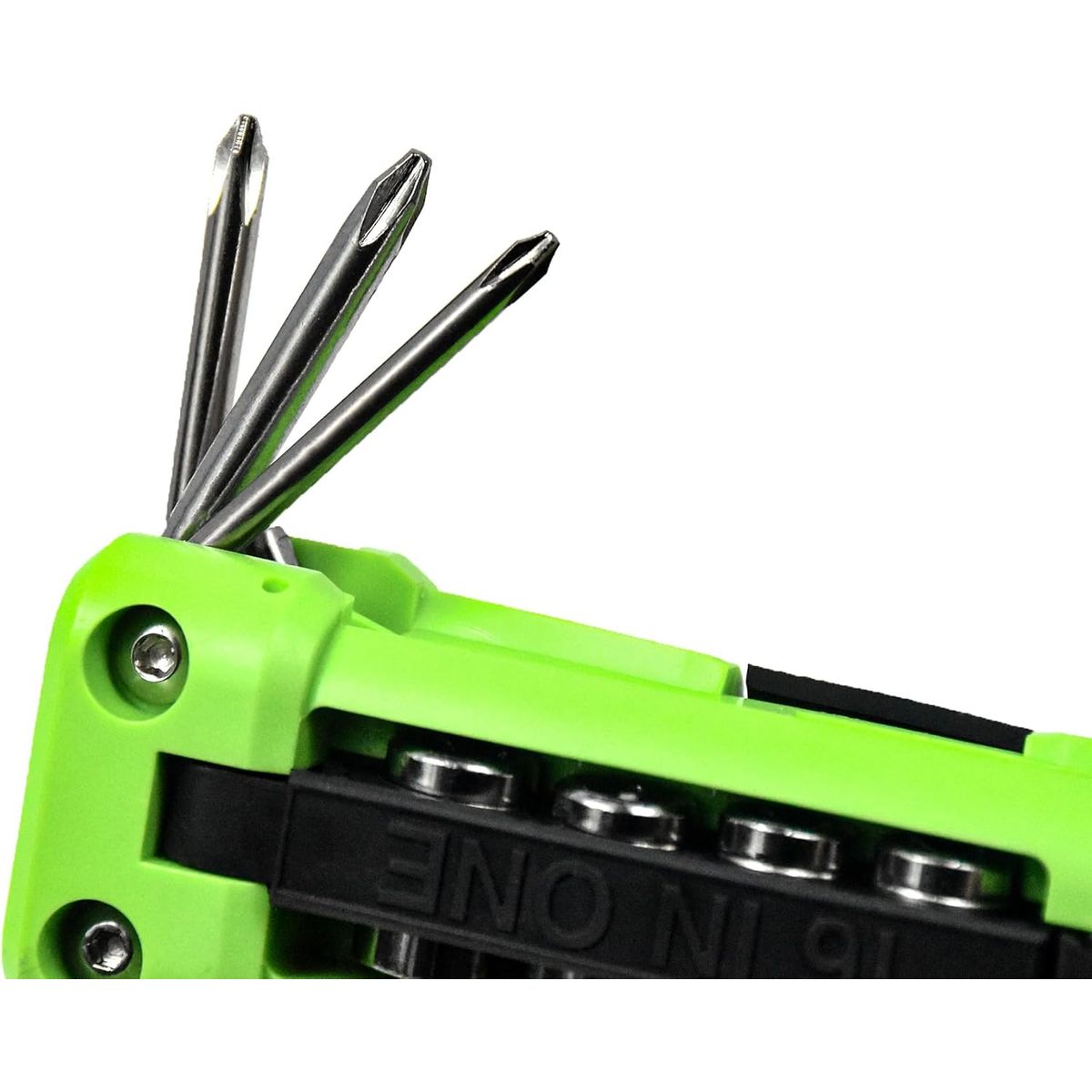 16-in-1 Heavy-Duty Repair Kit with 45# Stainless Tools & ABS Case - Portable 16-in-1 Multitool Set for Road\Mountain Bikes, Wheel Truing, Tire Changes, Maintenance (Hex Wrenches, Screwdriver Heads, Spoke Wrench) -