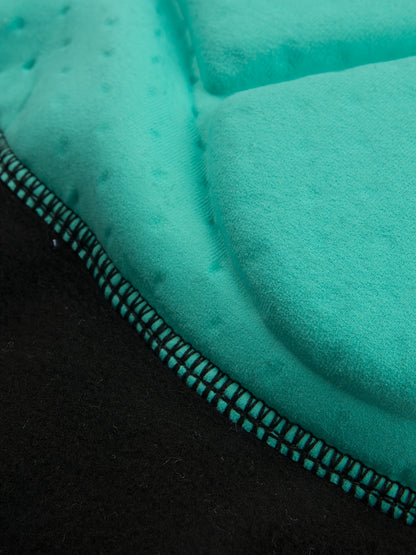 Men's Long-Sleeve Fleece-Lined Warm Cycling Suit Set for Winter, Thickened Mountain and Road Bike Riding Outfit with Shoulder Straps and Pants