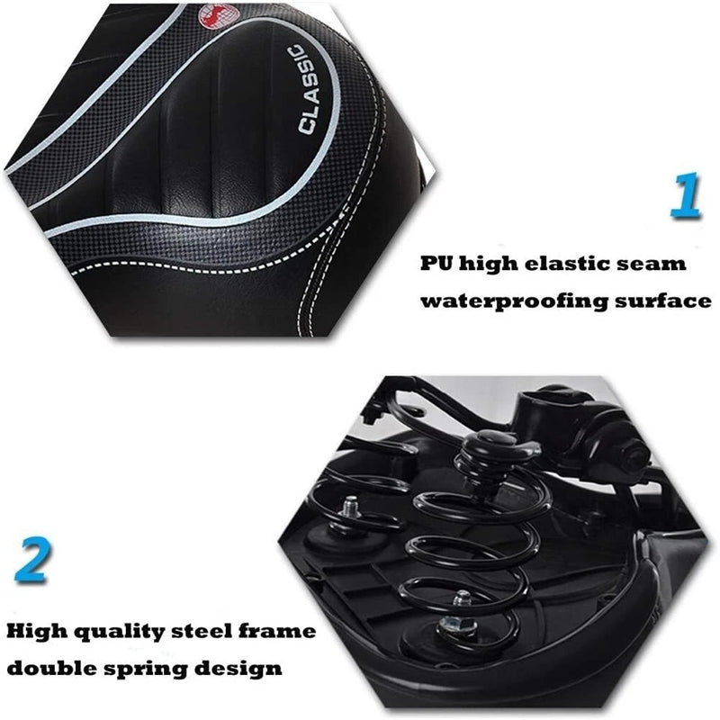 Comfortable Bicycle Seat Cushion Designed for Both Men And Women, Featuring Dual Shock-Absorbing Balls And Memory Foam, Suitable for Road Bikes.