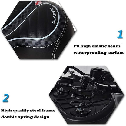 Comfortable Bicycle Seat Cushion Designed for Both Men And Women, Featuring Dual Shock-Absorbing Balls And Memory Foam, Suitable for Road Bikes.