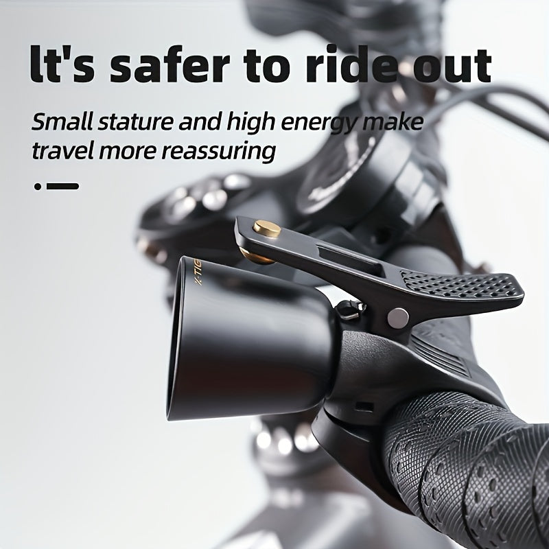 Vintage Copper Alloy Bike Bell - 100dB Crisp Sound, Easy Install for MTB & Road Bikes, Safe Cycling Accessory