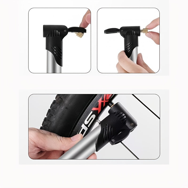 Portable Bicycle Pump - Mini Inflator, Compact and Lightweight for Easy Carrying, High-Pressure Air Pump Suitable for Bikes, Basketball, Soccer, Swimming Rings, Bike Accessories, Outdoor Emergency Gear, Bike\u002Fbicycle Accessory,  Easy Carrying Design