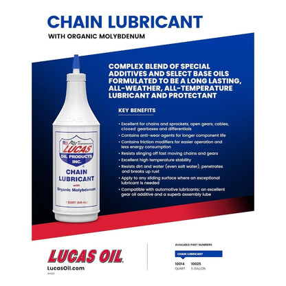 10014 Chain Lubricant with Molybdenum - 1 Quart