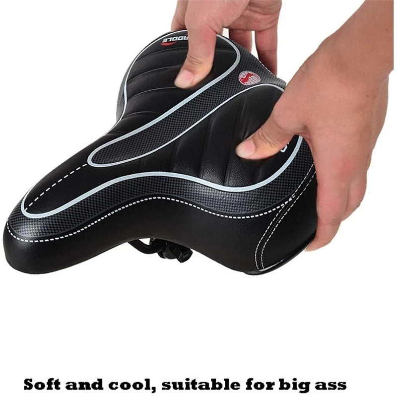 Comfortable Bicycle Seat Cushion Designed for Both Men And Women, Featuring Dual Shock-Absorbing Balls And Memory Foam, Suitable for Road Bikes.
