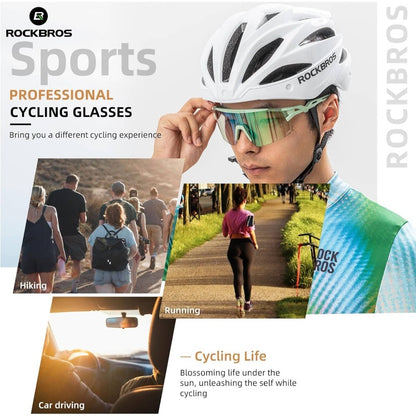 Men'S & Women'S Windproof & Sand-Resistant Cycling Glasses - -Glare Sports Goggles with Ergonomic Fit, Lens & Frame for Cycling, Running, Outdoor Activities - Non-Prescription Sports Eyewear