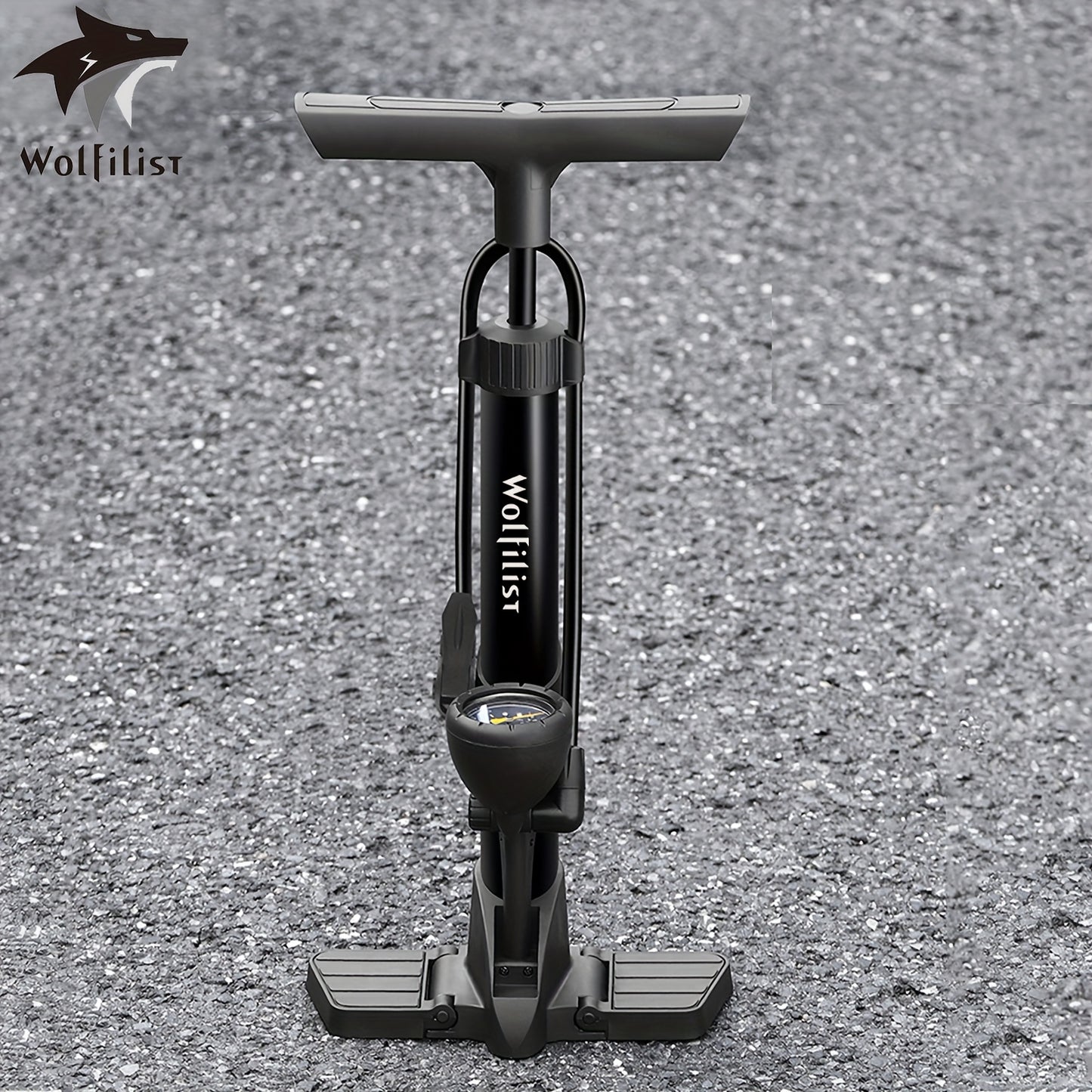 Manual Hand- Bike Air Pump with Dual Presta & Schrader Valves - Heavy-Duty Portable Tire Inflator Suitable for Road Bikes, Mountain Bikes, Bike Tires & Balls