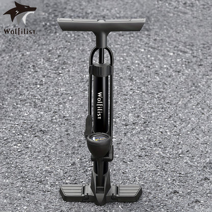 Manual Hand- Bike Air Pump with Dual Presta & Schrader Valves - Heavy-Duty Portable Tire Inflator Suitable for Road Bikes, Mountain Bikes, Bike Tires & Balls