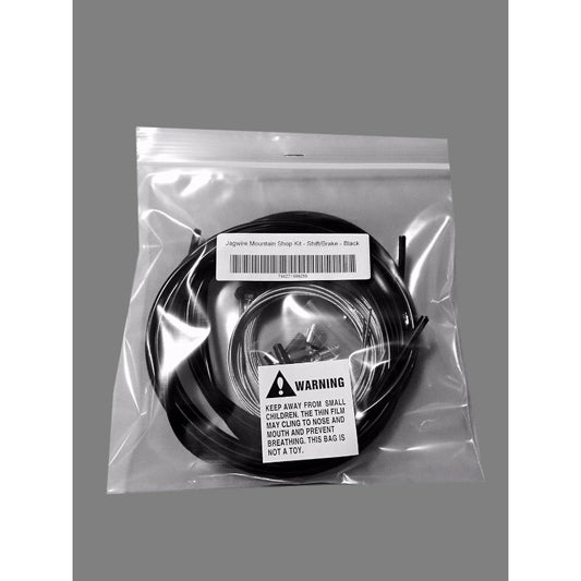 Complete Mountain Brake & Shifter\Derailleur Kit - Professional-Grade Black Brake System with Housing Upgrade for Cantilever Disc Brakes - for all MTBs (Shifter, Derailleur, Cables)