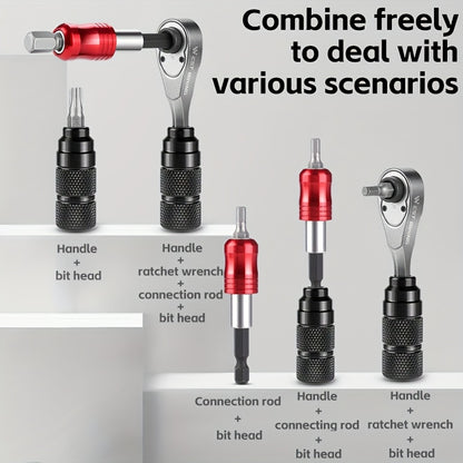 WEST BIKING 17-in-1 Bicycle Repair Tool Set | Includes Impact-Resistant Tool Set, Tire Pump, Bike Stand Accessories, Ergonomic Handle, Heavy Duty Carrying Case - Suitable for Road, Mountain, BMX, Folding Bikes - Aluminum Alloy