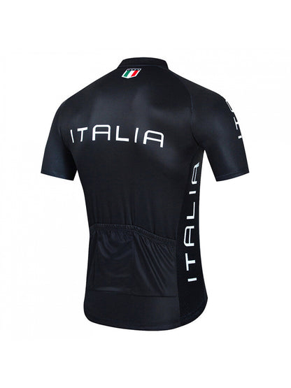 Italia National Cycling Jersey - Short Sleeve Bike Riding Shirt with Italy Team Design, Breathable MTB\Road Bike Jacket Top, Zipper Closure & Machine Washable for & Year-Round Apparel