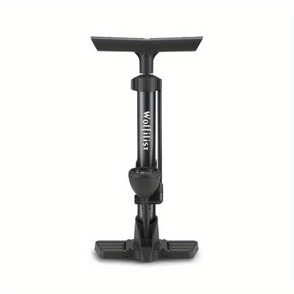 Manual Hand- Bike Air Pump with Dual Presta & Schrader Valves - Heavy-Duty Portable Tire Inflator Suitable for Road Bikes, Mountain Bikes, Bike Tires & Balls