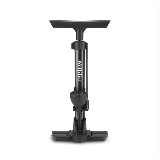 Manual Hand- Bike Air Pump with Dual Presta & Schrader Valves - Heavy-Duty Portable Tire Inflator Suitable for Road Bikes, Mountain Bikes, Bike Tires & Balls