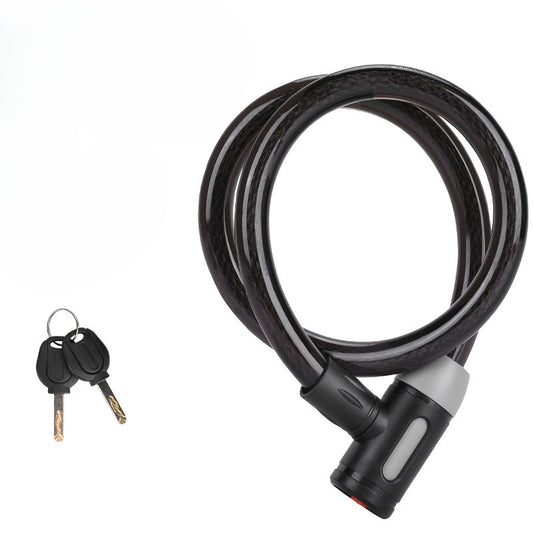 1 Mountain Bike Helmet Security Lock | Waterproof Anti-Theft U Lock with Password Code, Motorcycle Steel Cable, Anti-Cut Resistant for E Bike Bicycle