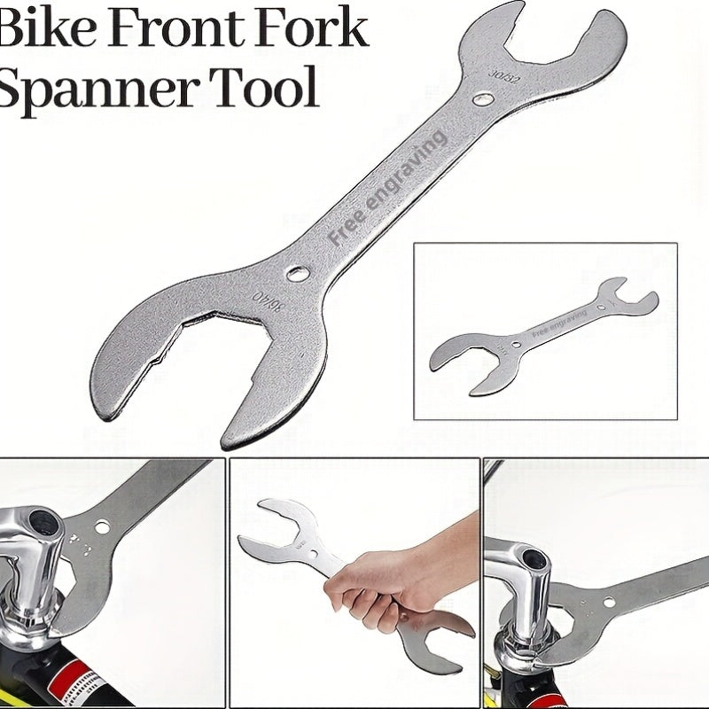 Customizable 4-in-1 Bicycle Wrench, Bike Headphone Wrench, 30mm 32mm 36mm Wrench, Multifunctional Bicycle Repair Wheel Pedal Tool