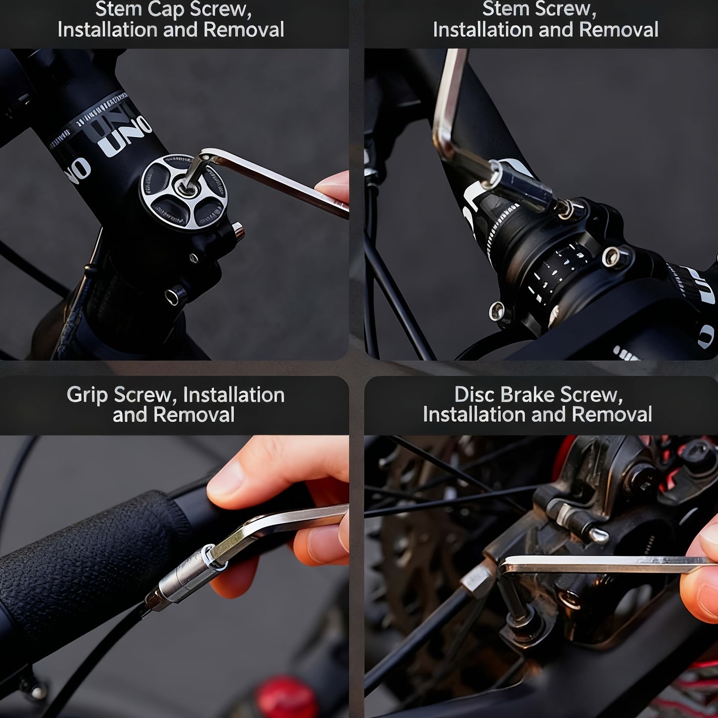 10-in-1 All-In-One Bicycle Repair Tool | Heavy Duty Bike Multi Tool with Multiple Screwdriver Heads, Compact Emergency Kit for Mountain, Road, Racing Bikes, Aluminum Alloy