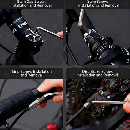 10-in-1 All-In-One Bicycle Repair Tool | Heavy Duty Bike Multi Tool with Multiple Screwdriver Heads, Compact Emergency Kit for Mountain, Road, Racing Bikes, Aluminum Alloy