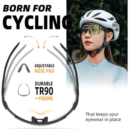 Men'S & Women'S Windproof & Sand-Resistant Cycling Glasses - -Glare Sports Goggles with Ergonomic Fit, Lens & Frame for Cycling, Running, Outdoor Activities - Non-Prescription Sports Eyewear