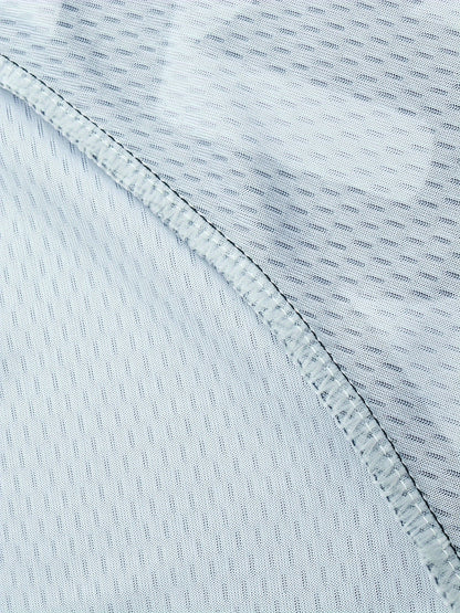 Men'S RF-T3 Geometric Pattern V-Neck Long Sleeve Jersey - Breathable Stretch Fabric for Cycling, Running, Training & Casual Wear - Regular Fit All-Season Athletic Top, Cycling Jersey, Running Apparel, Modern Sports Shirt, Durable Sportswear