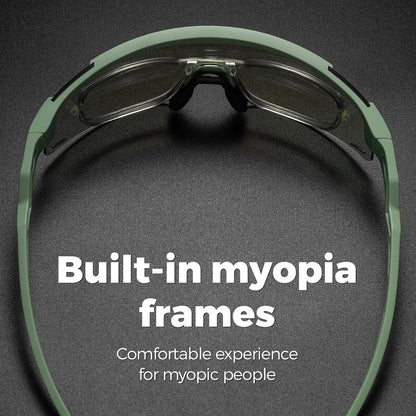 UV Protection Auto-Tinting Cycling Glasses for Men & Women - Windproof & Sand-Resistant Sports Goggles with Interchangeable, Fit for Mountain, Motorcycling, Skiing, - Adaptive Eyewear, 2D Flat, Perfect for Room Decor