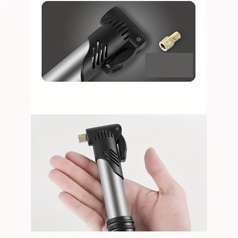 Portable Bicycle Pump - Mini Inflator, Compact and Lightweight for Easy Carrying, High-Pressure Air Pump Suitable for Bikes, Basketball, Soccer, Swimming Rings, Bike Accessories, Outdoor Emergency Gear, Bike\u002Fbicycle Accessory,  Easy Carrying Design