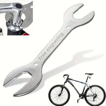 Customizable 4-in-1 Bicycle Wrench, Bike Headphone Wrench, 30mm 32mm 36mm Wrench, Multifunctional Bicycle Repair Wheel Pedal Tool